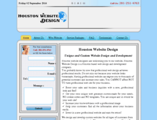 website-design-houston.net screenshot