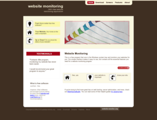 website-monitor.org screenshot