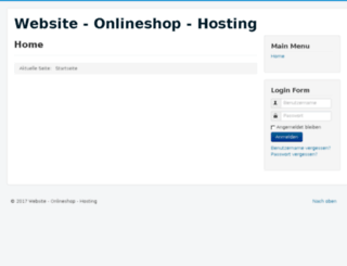 website-onlineshop-hosting.de screenshot