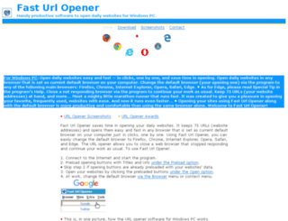 website-opener.chesselo.com screenshot