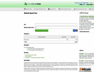 website-speed-test.online-domain-tools.com screenshot