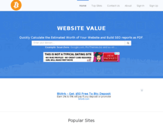 website-value.in screenshot