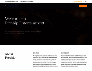 website.proship.com screenshot