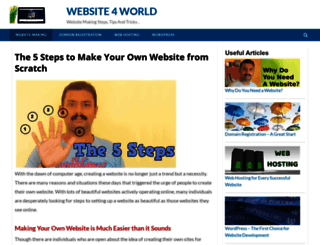 website4world.com screenshot