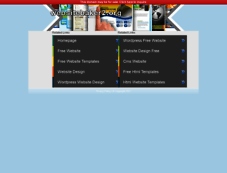 websitebaker2.org screenshot