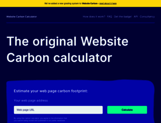 websitecarbon.com screenshot