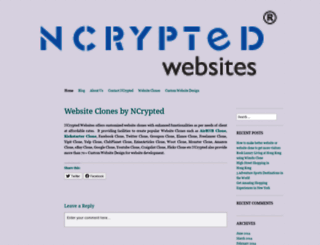 websiteclonesnct.wordpress.com screenshot