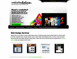 websitedelux.com screenshot