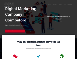 websitedesigndigitalmarketingcompanycoimbatore.in screenshot