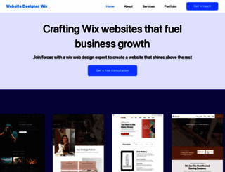 websitedesignerwix.com screenshot
