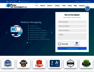 websitedesignghaziabad.com screenshot