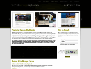 websitedesignhighlands.co.uk screenshot
