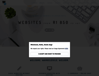 websitedesignhosting.co.za screenshot