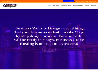 websitedesignhut.com.au screenshot