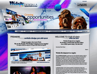 websitedesignla.com screenshot