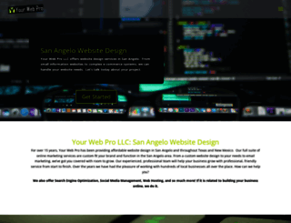 websitedesignsanangelo.com screenshot