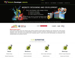 websitedeveloperjakarta.com screenshot