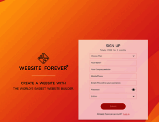 websiteforever.com screenshot