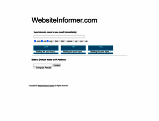 websiteinformer.com screenshot