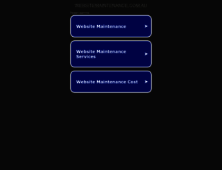 websitemaintenance.com.au screenshot