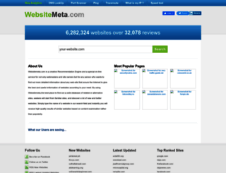 websitemeta.com screenshot