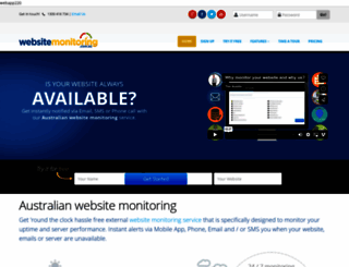 websitemonitoring.com.au screenshot
