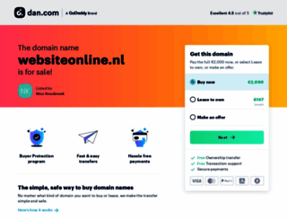 websiteonline.nl screenshot