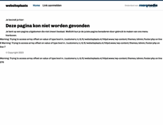 websiteplaats.nl screenshot