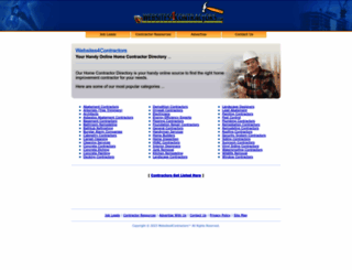 websites4contractors.com screenshot