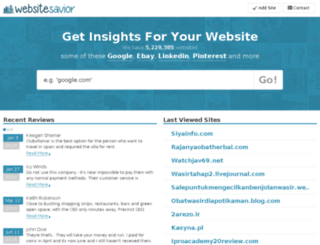 websitesavior.org screenshot