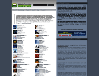 websitespromotiondirectory.com screenshot
