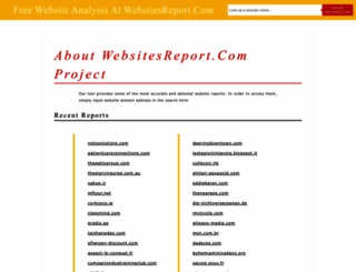 websitesreport.com screenshot