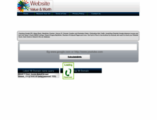 websitevalue.co.uk screenshot