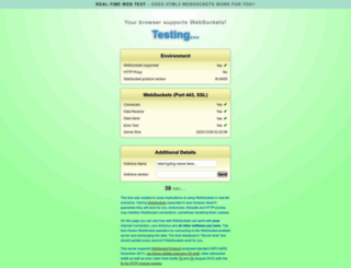 websocketstest.com screenshot
