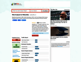 websoftex.in.cutestat.com screenshot