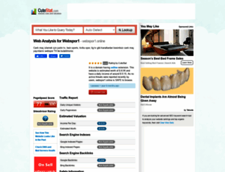 webspor1.online.cutestat.com screenshot