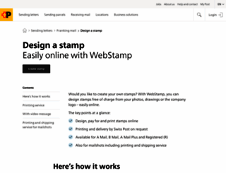 webstamp-easy.ch screenshot