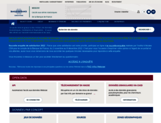 webstat.banque-france.fr screenshot