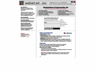 webstat.no screenshot