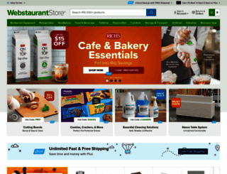 webstaurant.com screenshot