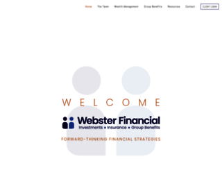 websterbenefit.com screenshot