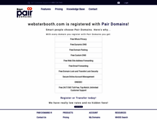 websterbooth.com screenshot