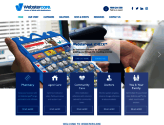 webstercare.com.au screenshot