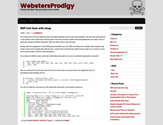 webstersprodigy.net screenshot