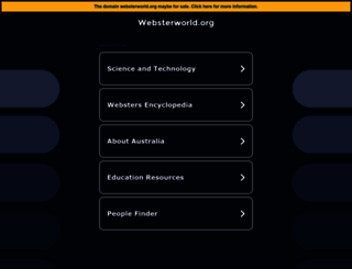 websterworld.org screenshot
