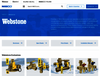 webstonevalves.com screenshot