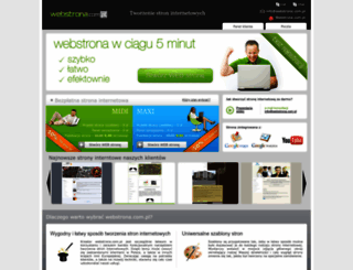 webstrona.com.pl screenshot