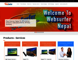 websurfer.com.np screenshot