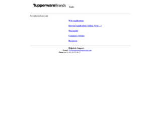 webt05.tupperware.com screenshot