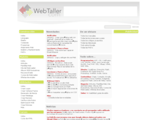 webtaller.com screenshot